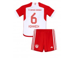 Bayern Munich Joshua Kimmich #6 Hemmaställ Barn 2023-24 Kortärmad (+ Korta byxor)